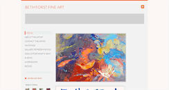 Desktop Screenshot of bethforst.com